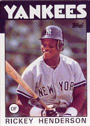 1986 Topps Baseball Cards      500     Rickey Henderson